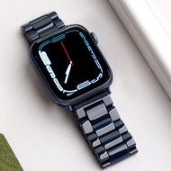Link bracelet for apple watch band ultra 49mm 44mm 40mm 42mm 38mm Removable Resin strap iwatch series 8 7 6 5 4 3 Se 41mm/45mm