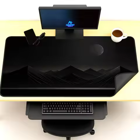 Large Extended Mouse Pad Black Office Rugs 1200x600 5mm Pad Giant Rubber Mat Non-slip Computer Table