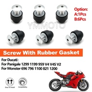 Motorcycle Windshield Fixing Screw Rubber Gasket For Ducati Panigale 1299 1199 959 V4 V4S Monster 69