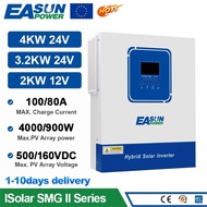 YRHU EASUN POWER Hybrid Solar Inverter 4KW 2KW Pure Sine Inverter 24V 12V Dropshipping Solar Inverte