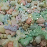 GLOSSY MIXED BEADS 1 POUND
