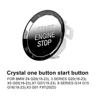 for BMW Z4 G29 G20 X5 G05 X7 G07 G14 G15 G16 X3 G01 F97 Crystal Car Engine Start Button Ignition Cov