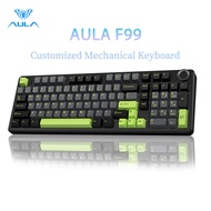 AULA F99 The Wired/2.4G/Bluetooth Connection Wireless Supports DIY Customization for Office and Gami