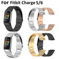 Stainless Steel Strap for Fitbit Charge 6 Strap Metal Fitbit Charge 5 Strap Smart watch accessories 