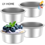 LIAOYING Cake Bake Pan, Non-Stick Round Cake Tin,  4/5/6/7/8/9/10 Inch Heat-Resistant Aluminum Alloy