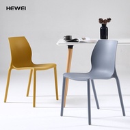 Simple Adult Nordic ins Influencer Fashion Plastic Chair Dining Chair Eames Creative Cafe Back Chair