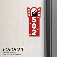 创意入户门牌号甜蜜开窗门牌号码牌2025新年入户门牌门牌装饰Creative entry number sweet window door number3e5x9st7j22my20260129