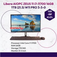 PC AIO Libera Zeus 11 i7-11700 16GB 1TB (21.5) W11 PRO 3-3-0