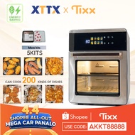 XTTX × Tixx Air Fryer Oven 25L Capacity Stainless steel Kitchen 1800W Oil-Free Cooking Inverter Air 