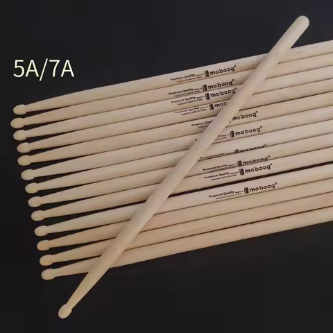 One Pair Professional Drum Sticks High Quality Hard Maple Wood Drumsticks 5A 7A Musical Instruments 