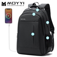MOYYI Anti theft Business laptop backpack bag pack travel bag High Quality Student school bag secondary school large capacity Outdoor traveling waterproof backpack for men women style original athacer bagpack