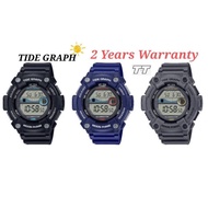 [2YEARS WARRANTY] Casio Men Watches WS-1300H Tide Graph Digital Watch WS-1300H-1AV WS-1300H-2AV WS-1