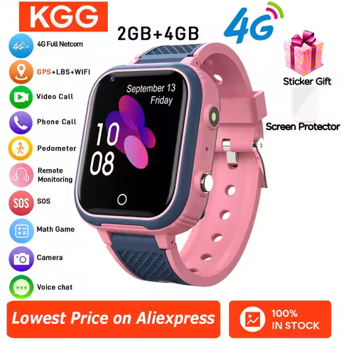 Kids 4G Smart Watch LT21 4GB GPS WIFI Video Call Waterproof SOS Camera Monitor Tracker Location Phon