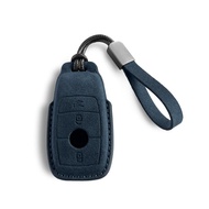 🇲🇾 17~25 Mercedes Alcantara Car Key Cover Fully Protected Alcantara Key Casing Mercedes A200 C200 E3