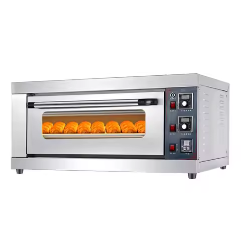 Bakery Equipment Manufacturer Professional Commercial Electric Gas 1/2/3 Deck Bread Baking Machine B