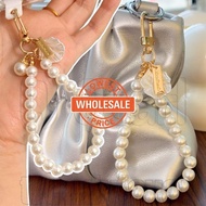 [Wholesale] INS Pearl Shell Phone Chain - Phone Chain Hanging Chain - Wrist Bead String Anti-lost Pe