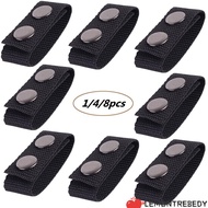 LEMONTRE8EDY 1/4/8Pcs Belt Buckle Durable Double Snaps Sports Heavy Duty