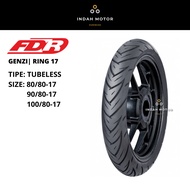 Fdr Genzi Outer Tire | Ring 17 | Tubeless Tubeless | 80/80-17 | 90/80-17 | 100/80-17
