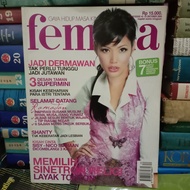 MAJALAH FEMINA EDISI OKTOBER 2005.COVER SHANTY
