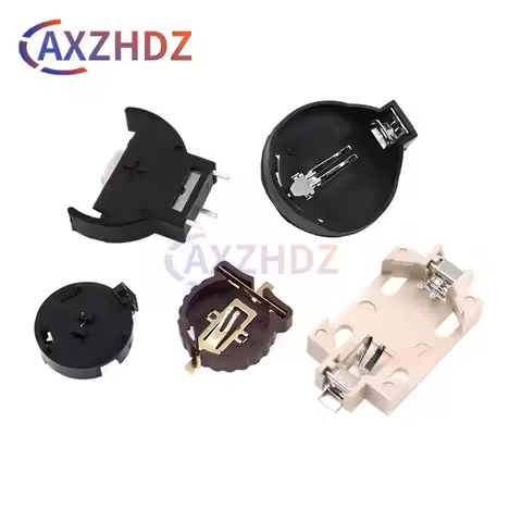 10PCS CR2032 CR2025 CR2016 CR1220 Battery Socket 3V Cell CoinHolder Case Battery Boxes BS-2-1 BS-8 B