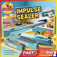Heavy Duty Impulse Sealer FS-200 FS-300 FS-400 Metal Body for PE PP Bags Packing Machine 200 300 400