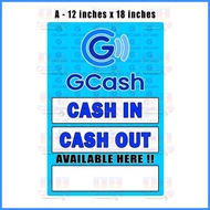 ❤ ☬ GCASH CASH IN CASH OUT and LOAD TARPAULIN ....