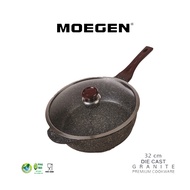 German Ceramic Marble Non-Stick Wok Pan 30/ 32 cm - ORIGINAL