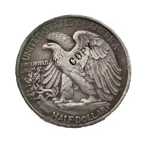 1917-S(OBV) Walking Liberty Half Dollar COIN COPY commemorative coins-replica coins medal coins coll