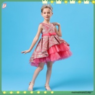 MQATZ Girls Evening Party Dress Ball Gown Kids Dresses Elegant Children Clothing Lace Wedding Prince