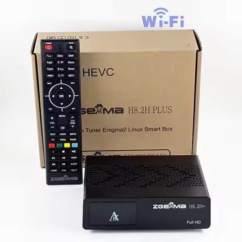 ZGEMMA H8.2H PLUS HEVC/H.265 Satellite tv decoder DVB T2/C + DVB S2 satellite + terrestrial/cable wi