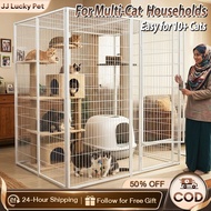 [Ready Stock] Cat Cage Sangkar Kucing Besar 10 Cats avaliable Large Space 2 3 Tingkat 4 Level 猫笼