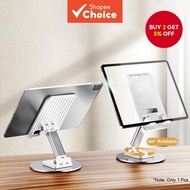 Phone Stand with Scissor Arm Lift 360° Rotation and Foldable Design