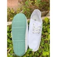 Dance shoes, white lace-up shoes with blue sole, soft and durable, bata men's and women's shoes, stu