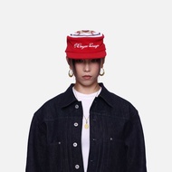 6CRAYON Flat Top Retro Embroidered Corduroy Flat Brim Baseball Cap Men Women Breathable 2026 Fashion