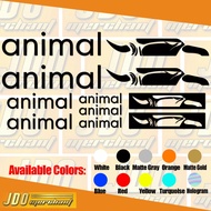 Animal BMX BMX Bicycle Vinyl Stickers Decals