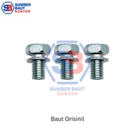 M6 x 12 Baut Orisinil + Ring Per Paten Kunci 10 M6x12