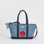 Tagi. Imagine Apple Canvas Bag Tote Bag Large Capacity with Compartment กระเป๋า กระเป๋าผ้า กระเป๋าสะ
