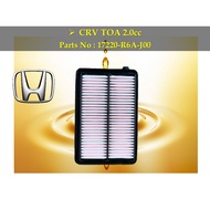 Honda CRV TOA 2.0cc Air Filter 17220-R6A-J00