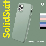 RHINOSHIELD 犀牛盾 iPhone 11 Pro Max 6.5 吋 SolidSuit 經典防摔背蓋手機保護殼-經典款鼠尾草綠