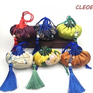 CLEOES Embroidery Sachet Pendant Colorful Charming Brocade Hanging spike Ancient Style Woman Hanfu Accessories