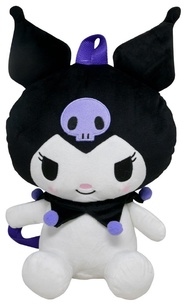 Hello Kitty Kuromi 14" Plush Backpack