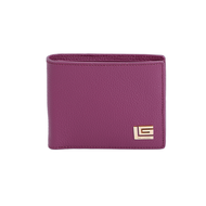 Guy Laroche กระเป๋าสตางค์พับสั้น รุ่น MILDLY - สีม่วง