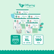Offspring Fashion Baby Diapers Pants XL (180pcs) [6 Packs]
