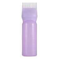 Root Comb Applicator Bottle, Dyeing Shampoo Hair Dye Bottle Applicator Brush(purple)