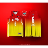 ♞2023 NBA ALL STAR HG JERSEY FULL SUBLIMATION JERSEY