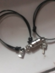 gelang couple/gelang kunci gembok /pasangan/getar ldr/gelang pasang