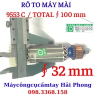 Rô to máy mài góc Mod. 9553 C F32 mm Hoặc F34 mm / TOTAL f100 / GEOX F100 / ACZ F100 .... ( 220V )
