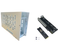 JMT M.2 M-Key to PCIE 4.0X4 External Graphics Card Stand Bracket Compatible with Oculink / M.2 NVMe