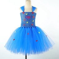 Halloween Chucky Costume for Kids Child Play Horror Killer Ghost Doll Tutu Dress Set Toddler Girls C