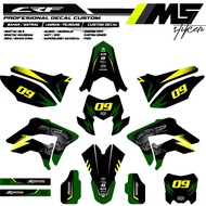 Decal Sticker Striping Variasi Fullbody CRF 150 L (BISA TAMBAH NOMOR & NAMA)| Crf Supermoto | Trail